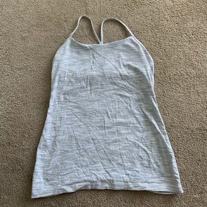 Lululemon Power Y tank in space grey